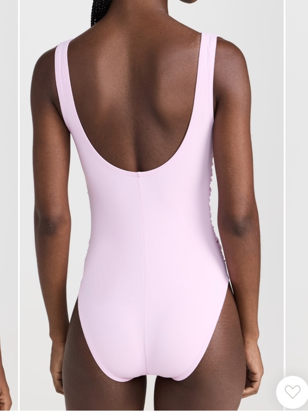 Karla Collette light  Pink Floral-Front V-Neck One-Piece Swimsuit - Picture 3 of 16